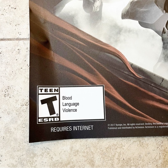 Destiny 2 Video Game Large Promotional Promo Poster 35 x 25" - Picture 2 of 4
